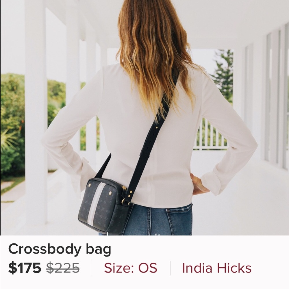 India Hick’s crossbody bag.